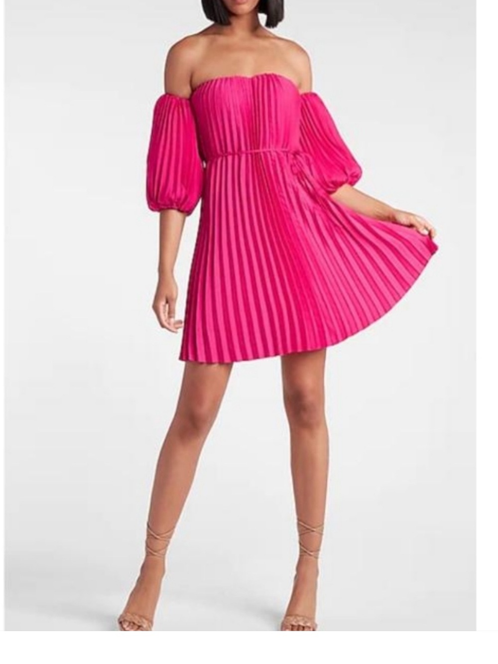Express Bright Pink Dress